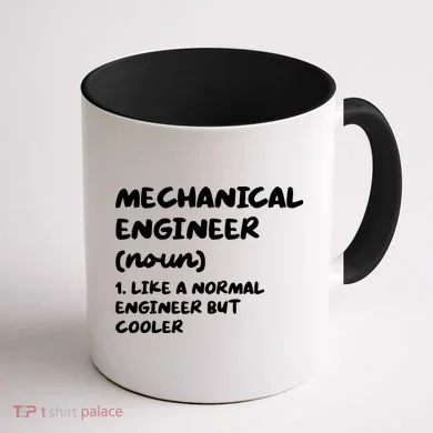Mechanical Engineer Definition Funny Engineering Coffee Mug back