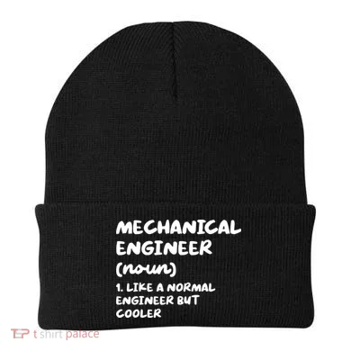 Mechanical Engineer Definition Funny Engineering Beanie