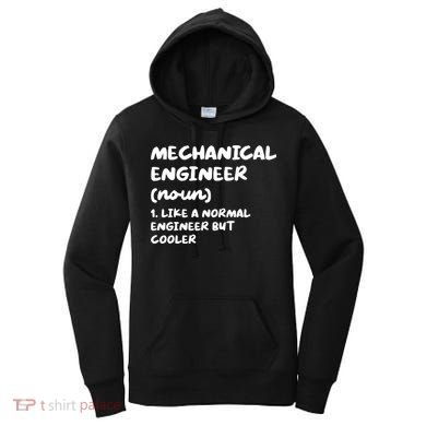 Mechanical Engineer Definition Funny Engineering Women's Hoodie
