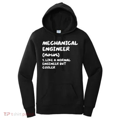 Mechanical Engineer Definition Funny Engineering Women's Hoodie