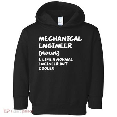 Mechanical Engineer Definition Funny Engineering Toddler Hoodie