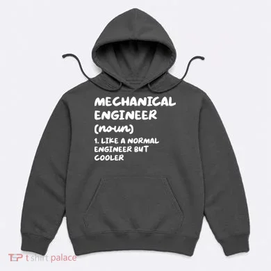 Mechanical Engineer Definition Funny Engineering Hoodie