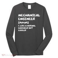 Mechanical Engineer Definition Funny Engineering Long Sleeve Shirt thumb 0