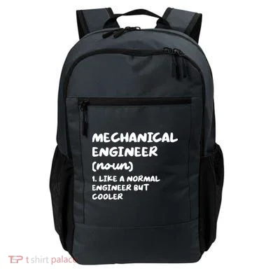 Mechanical Engineer Definition Funny Engineering Backpack
