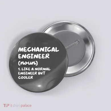 Mechanical Engineer Definition Funny Engineering Button