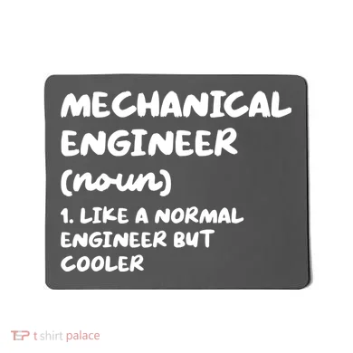 Mechanical Engineer Definition Funny Engineering Mousepad