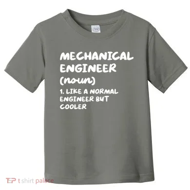 Mechanical Engineer Definition Funny Engineering Toddler T-Shirt