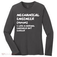 Mechanical Engineer Definition Funny Engineering Women's Long Sleeve Shirt thumb 0