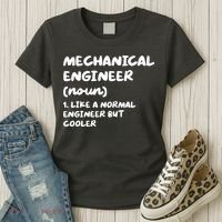 Mechanical Engineer Definition Funny Engineering Women's T-Shirt thumb 3