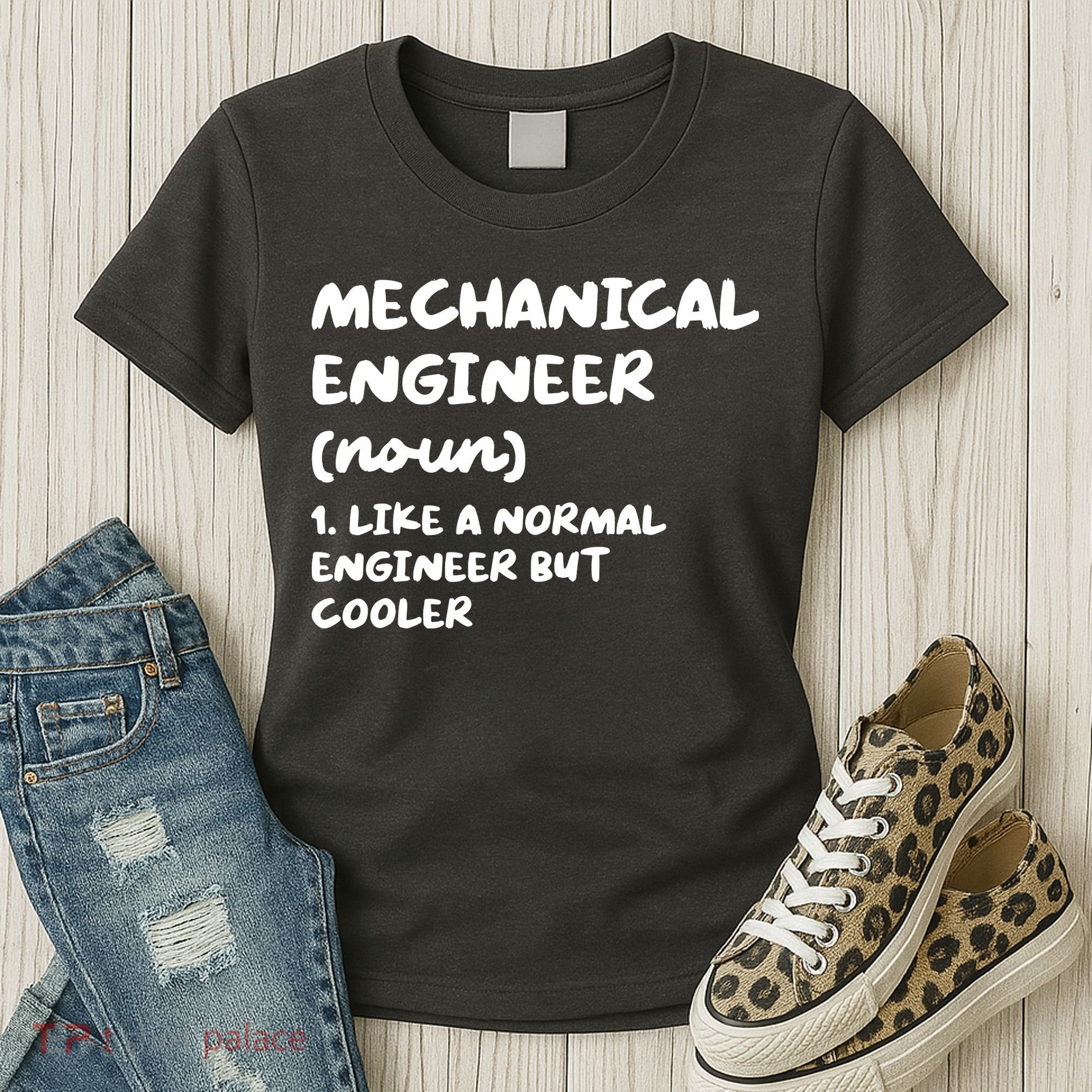 Mechanical Engineer Definition Funny Engineering Women's T-Shirt