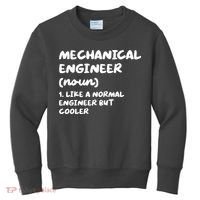 Mechanical Engineer Definition Funny Engineering Kids Sweatshirt thumb 0
