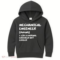 Mechanical Engineer Definition Funny Engineering Kids Hoodie thumb 0