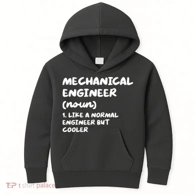 Mechanical Engineer Definition Funny Engineering Kids Hoodie