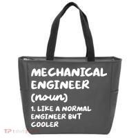 Mechanical Engineer Definition Funny Engineering Tote Bag thumb 0