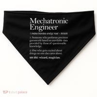 Mechatronic Engineer Definition Apparel, Engineering Premium USA-Made Doggie Bandana thumb 0