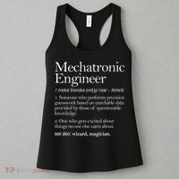 Mechatronic Engineer Definition Apparel, Engineering Premium Women's Tank Top thumb 3