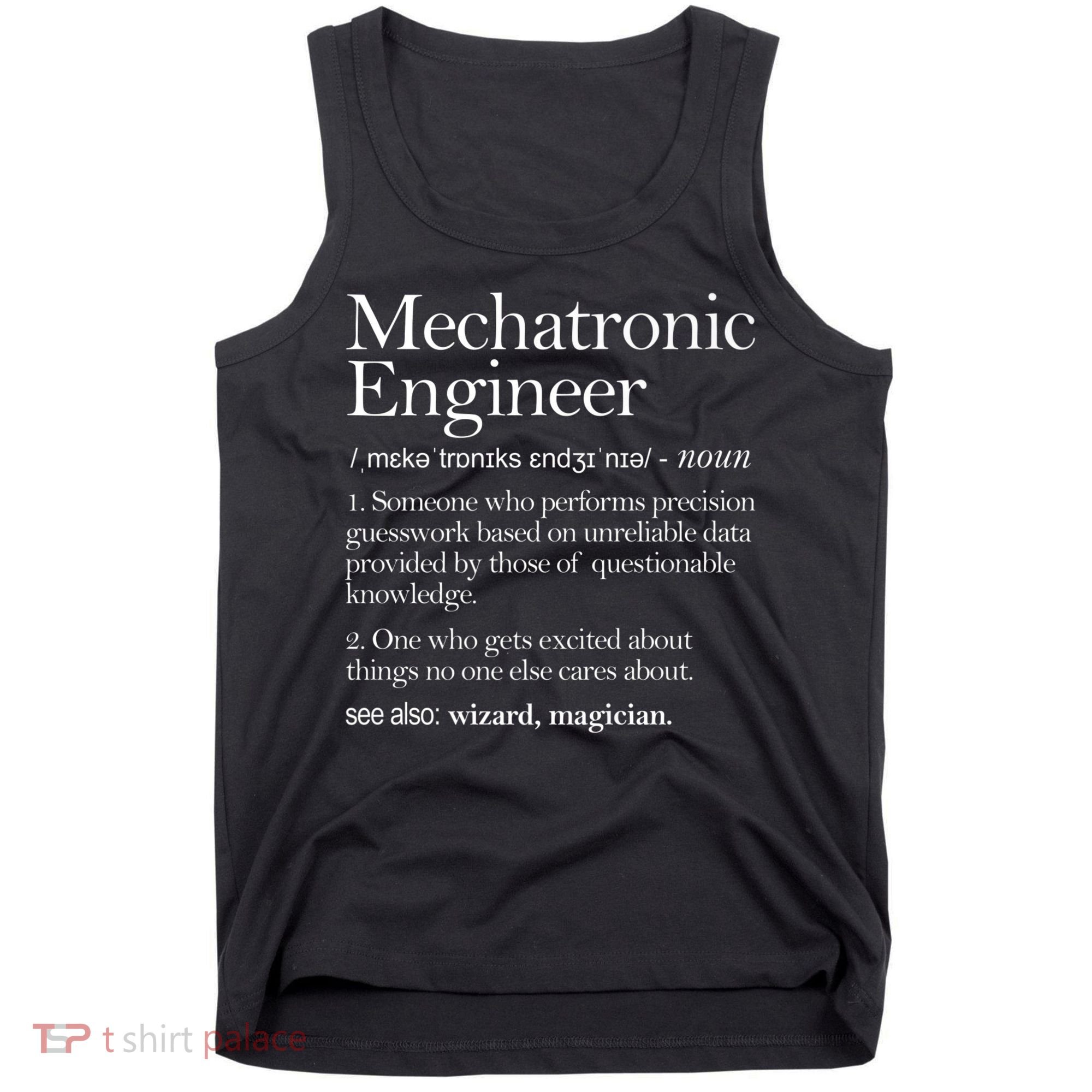 Mechatronic Engineer Definition Apparel, Engineering Premium Tank Top