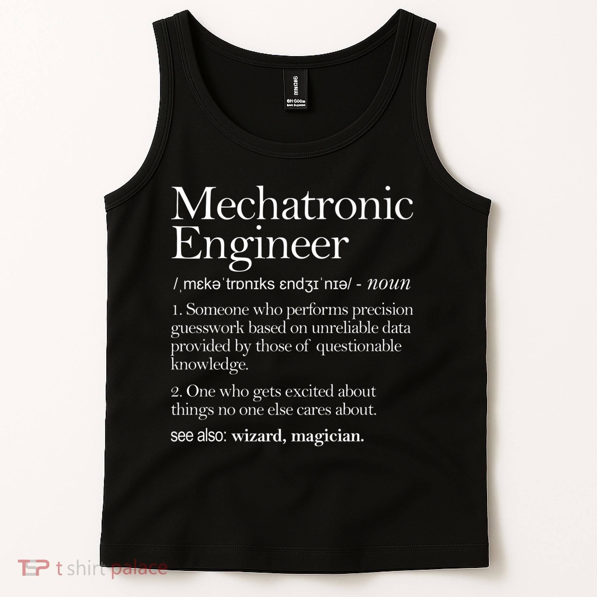 Mechatronic Engineer Definition Apparel, Engineering Premium Tank Top
