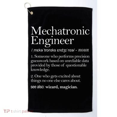 Mechatronic Engineer Definition Apparel, Engineering Premium Golf Towel