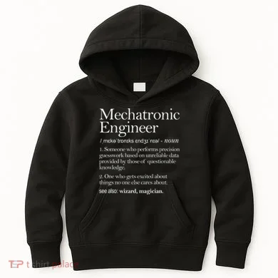 Mechatronic Engineer Definition Apparel, Engineering Premium Kids Hoodie