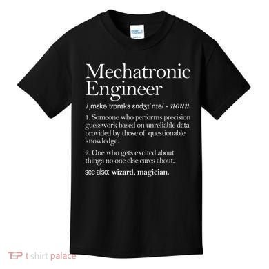 Mechatronic Engineer Definition Apparel, Engineering Premium Kids T-Shirt