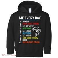 Me Every Day Funny Fishing For Fisherman  Toddler Hoodie thumb 0