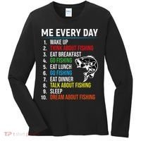 Me Every Day Funny Fishing For Fisherman  Women's Long Sleeve Shirt thumb 0