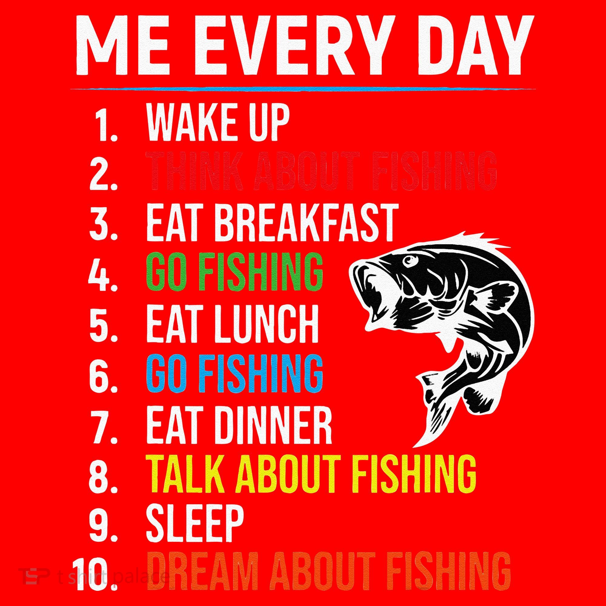 Me Every Day Funny Fishing For Fisherman  Santa Hat