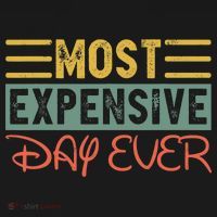 Most Expensive Day Ever Vacation Travel Funny Saying Backpack thumb 2
