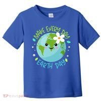 Make Every Day Earth Day Cute Planet Save Environt Gift Toddler T-Shirt thumb 0