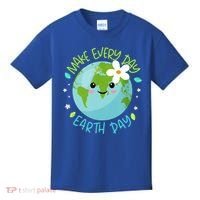 Make Every Day Earth Day Cute Planet Save Environt Gift Kids T-Shirt thumb 0