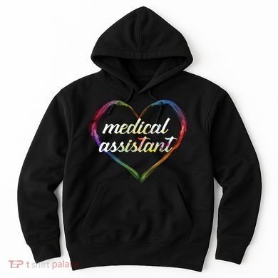 Medical Assistant Colorful Heart Hoodie