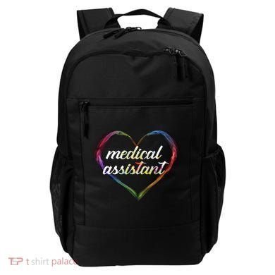 Medical Assistant Colorful Heart Backpack