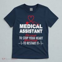 Medical Assistant Cute Enough To Stop Your Heart T-Shirt thumb 5