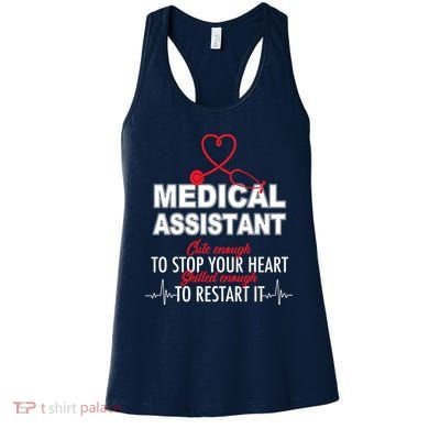 Medical Assistant Cute Enough To Stop Your Heart Women's Tank Top