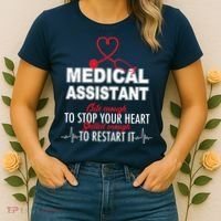 Medical Assistant Cute Enough To Stop Your Heart Women's T-Shirt thumb 2
