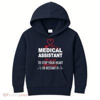 Medical Assistant Cute Enough To Stop Your Heart Kids Hoodie thumb 0