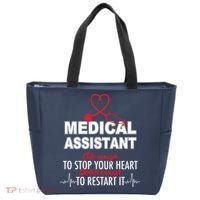 Medical Assistant Cute Enough To Stop Your Heart Tote Bag thumb 0