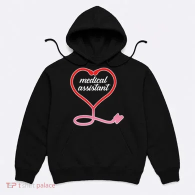 Medical Assistant Stethoscope Heart Hoodie