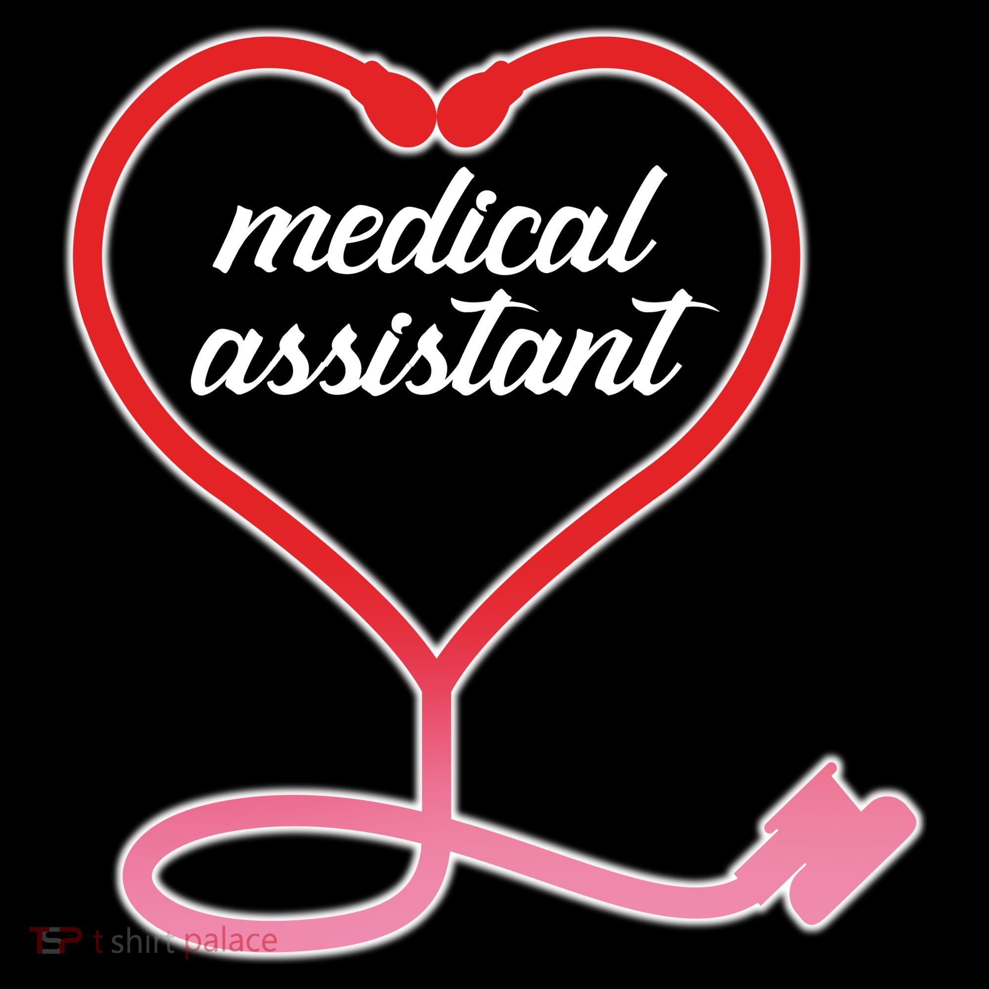Medical Assistant Stethoscope Heart Hoodie