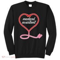 Medical Assistant Stethoscope Heart Sweatshirt thumb 0