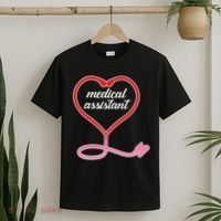 Medical Assistant Stethoscope Heart T-Shirt thumb 2