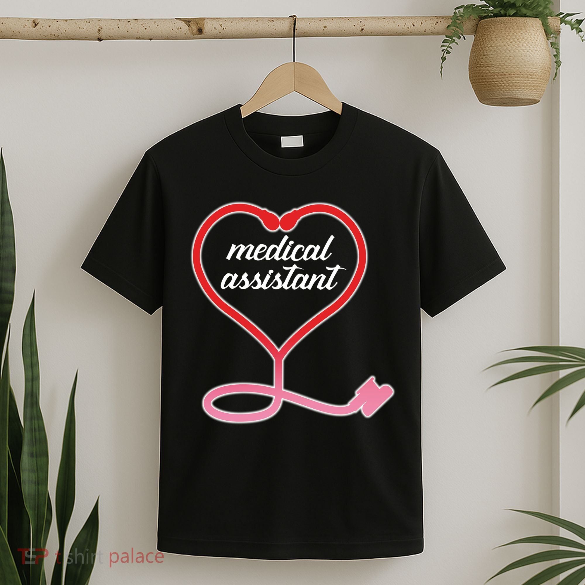 Medical Assistant Stethoscope Heart T-Shirt