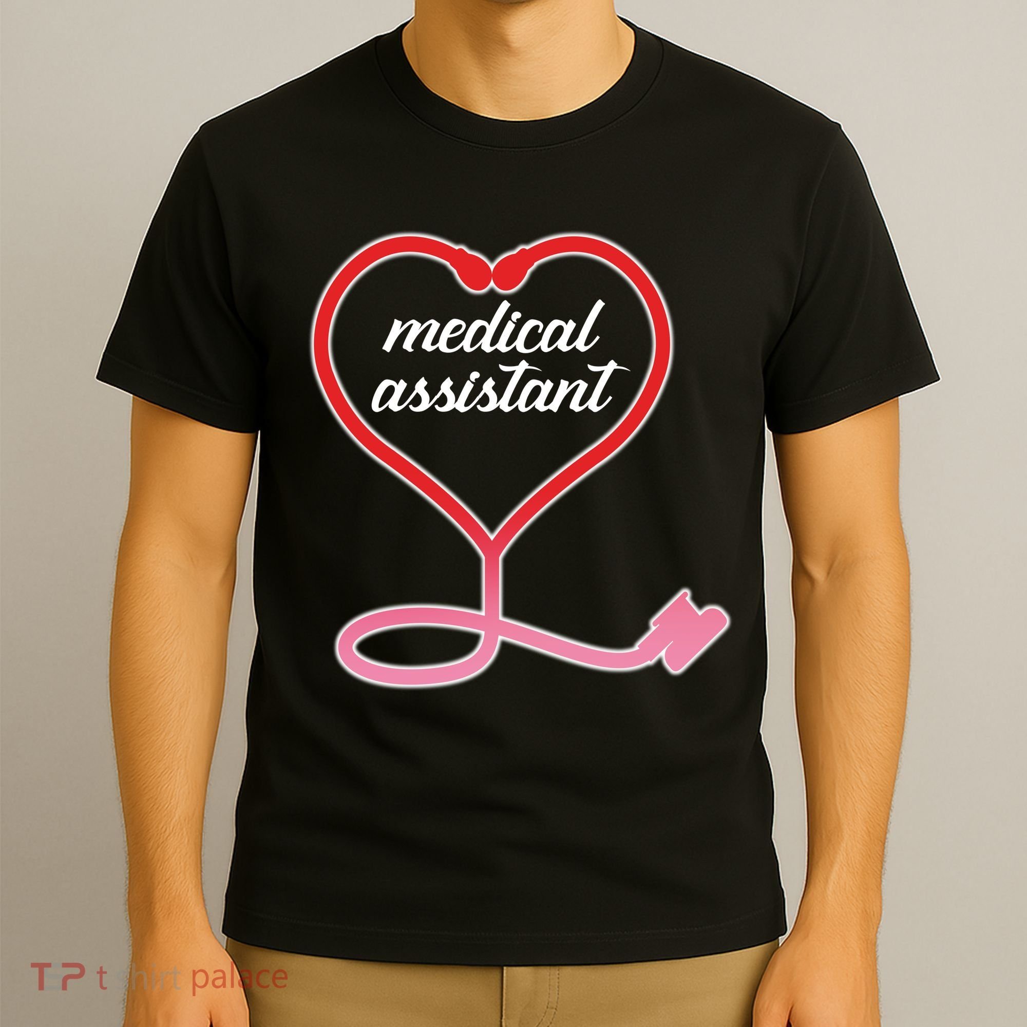 Medical Assistant Stethoscope Heart T-Shirt