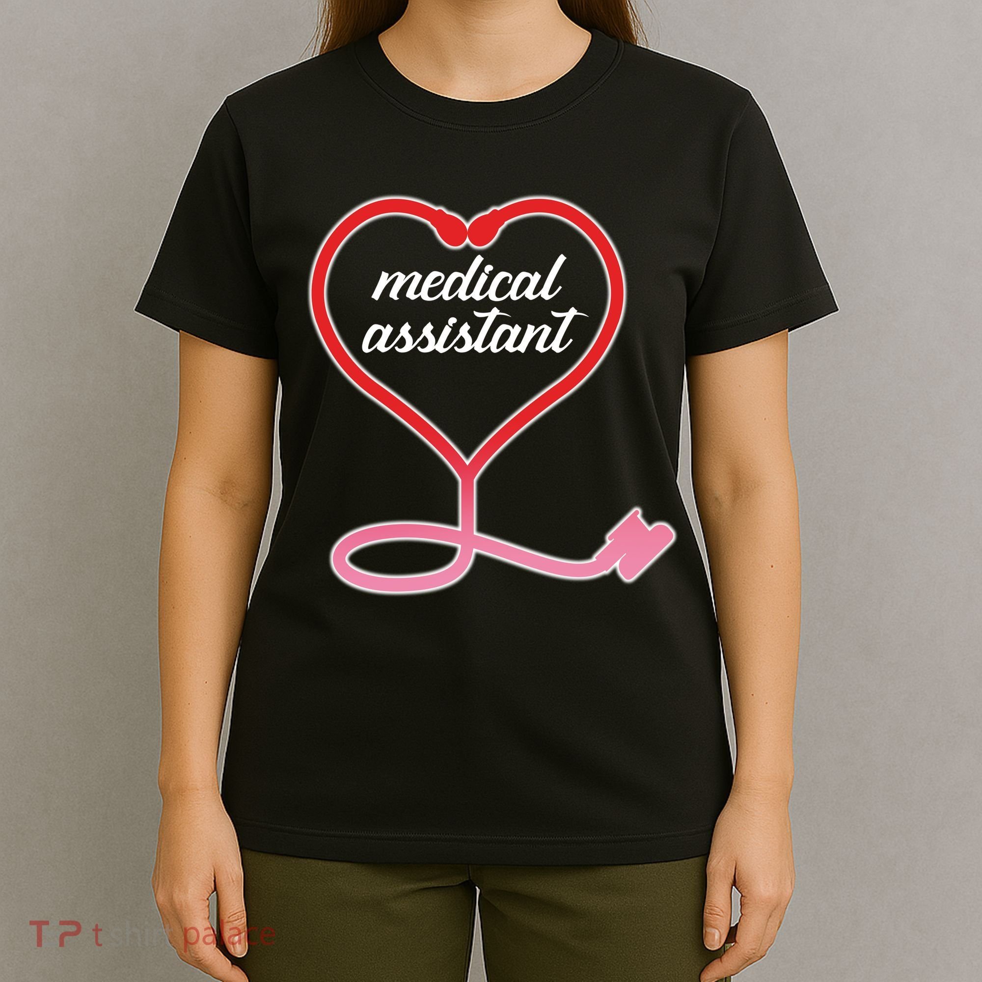 Medical Assistant Stethoscope Heart T-Shirt