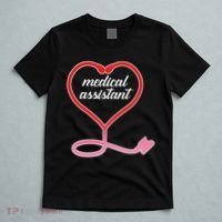 Medical Assistant Stethoscope Heart T-Shirt thumb 5