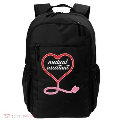 Medical Assistant Stethoscope Heart Backpack