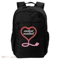 Medical Assistant Stethoscope Heart Backpack thumb 0