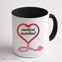 Medical Assistant Stethoscope Heart Coffee Mug thumb 1