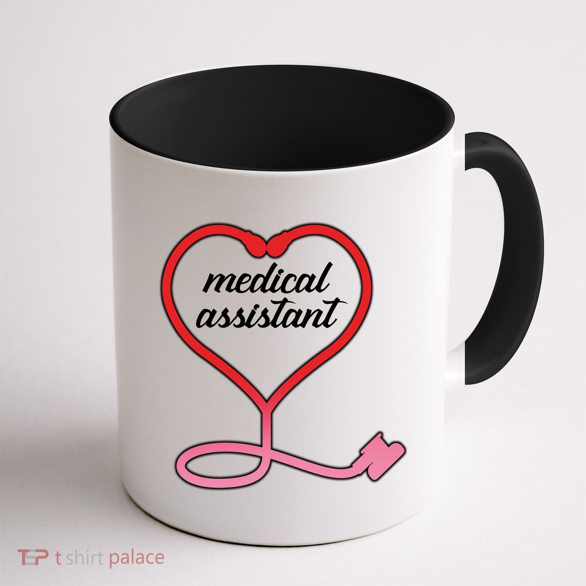 Medical Assistant Stethoscope Heart Coffee Mug